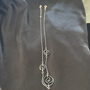 Silpada Silver Swirl Necklace